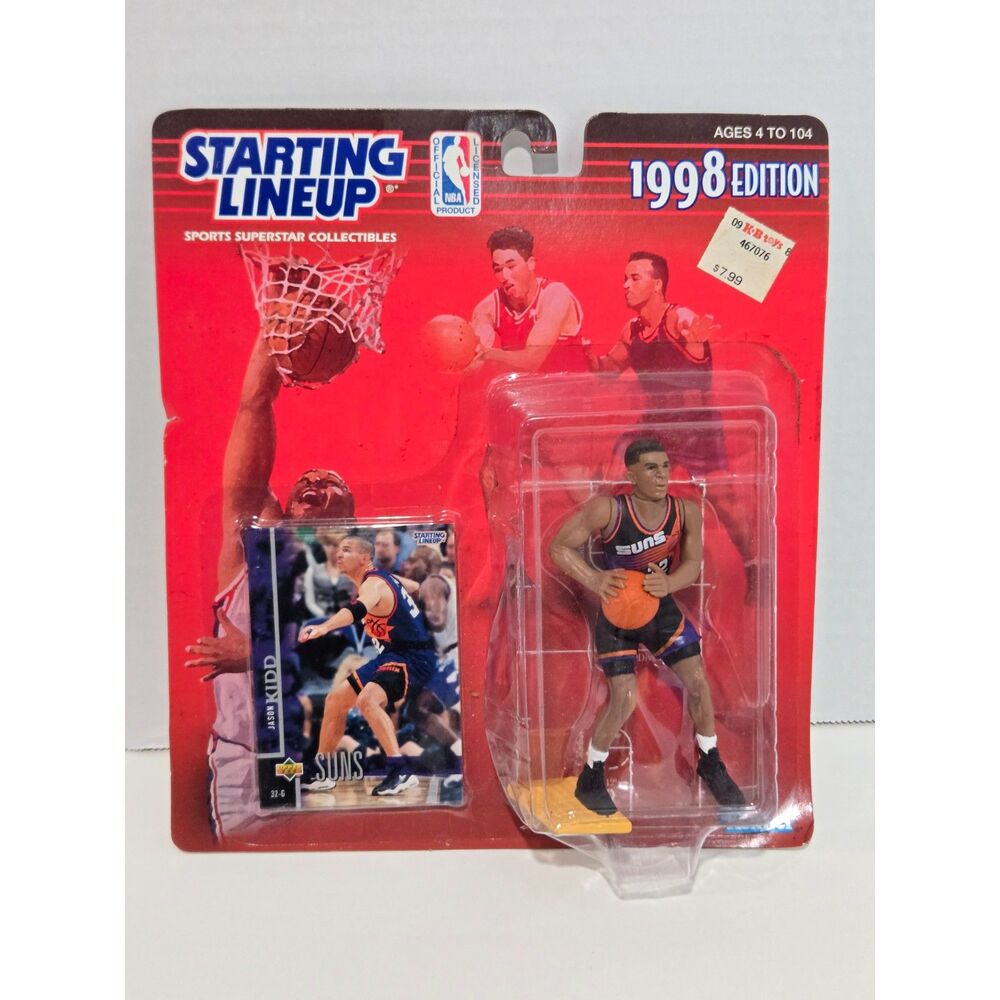1998 Kenner Starting Lineup Jason Kidd Phoenix Suns | Basketball Figure & Card